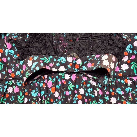 Women's - Kate Spade Greenhouse Floral Lace Yoke Top, Size Small - Picture 9 of 9